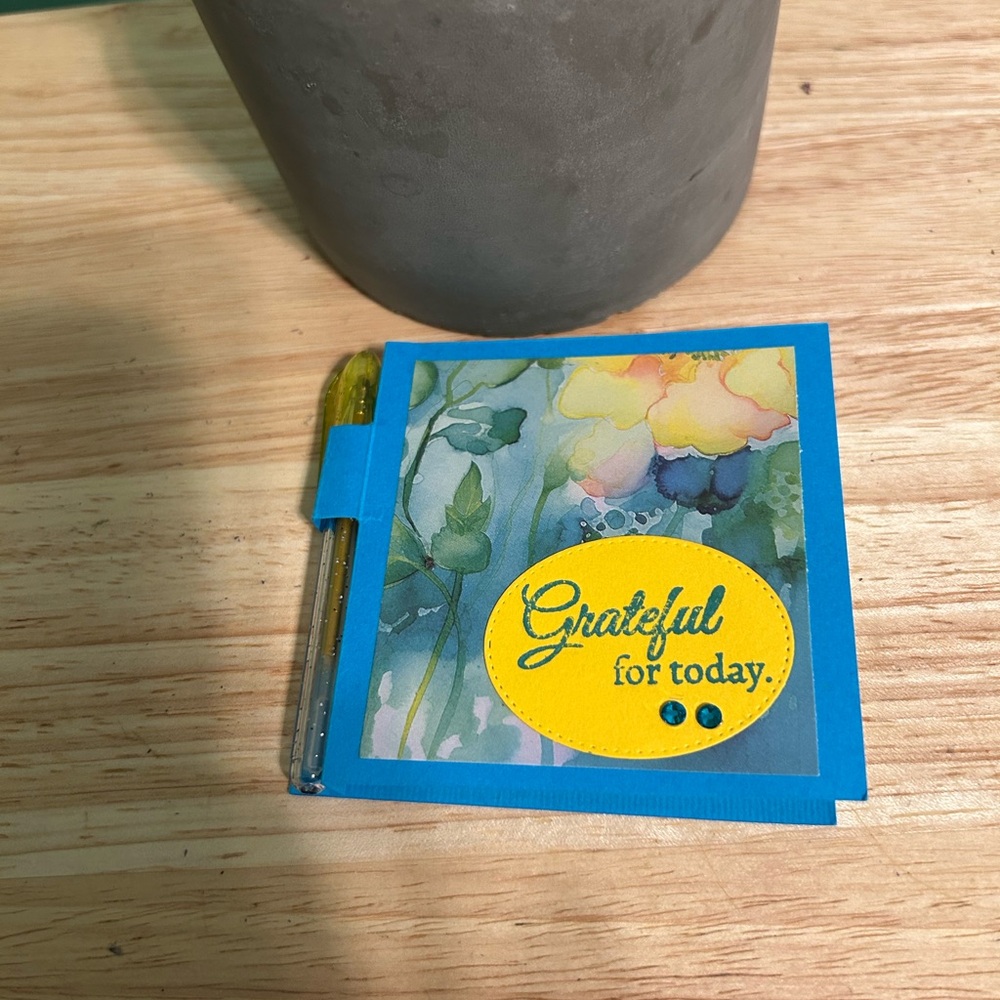 Colorful Floral Notepad Set with Pen - Picture 2 of 7